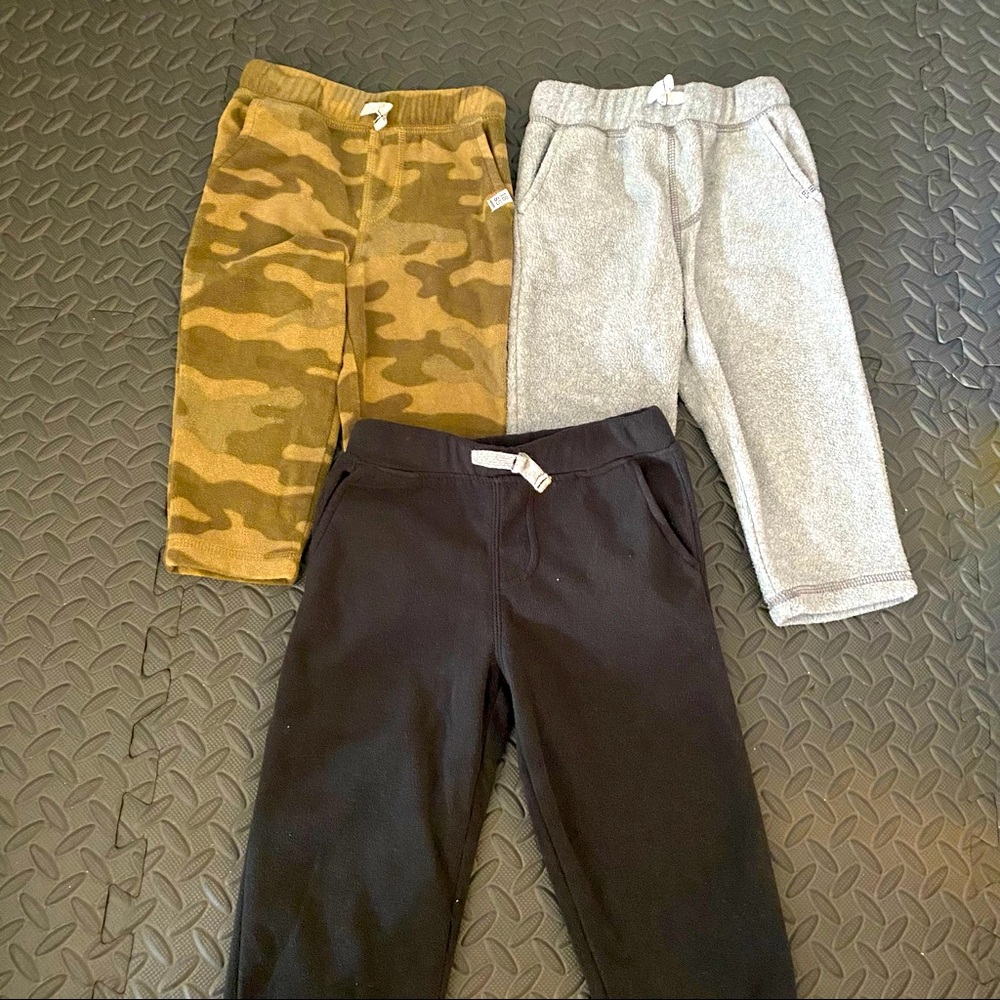 3pcs Carter’s Toddler Fleece Pants